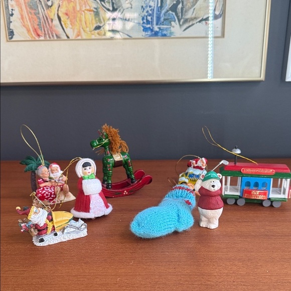Vintage Other - Assorted Christmas Ornaments vintage handmade collectibles
